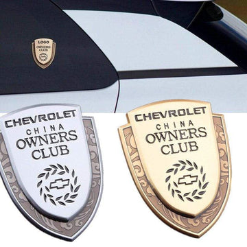 Car Styling 3D Metal Emblem Badge Rear Trunk Sticker For Chevrolet Aveo Cruze Malibu Trax Lacetti Niva Camaro Sail Accessories