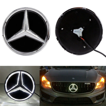 Mirror Car Led Star Logo Grille Badge Light For Mercedes Benz C Class 2019-2020