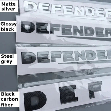 Land Rover DEFENDER Refitting Front Hood Lower Trunk Sticker Emblem