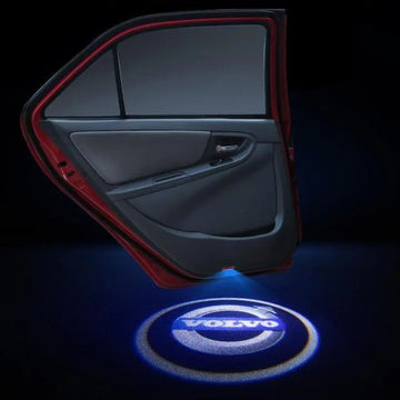 2pcs LED Car Door Courtesy Projector Laser Ghost Shadow Light For VOLVO Logo