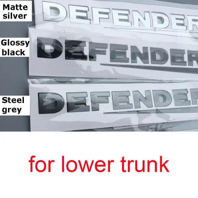 Land Rover DEFENDER Refitting Front Hood Lower Trunk Sticker Emblem