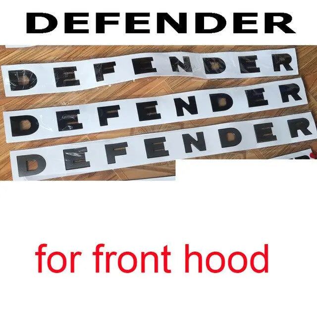Land Rover DEFENDER Refitting Front Hood Lower Trunk Sticker Emblem