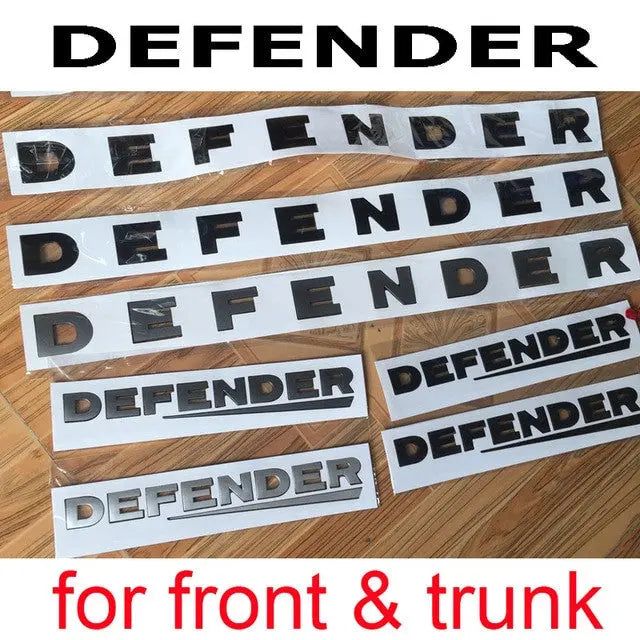 Land Rover DEFENDER Refitting Front Hood Lower Trunk Sticker Emblem
