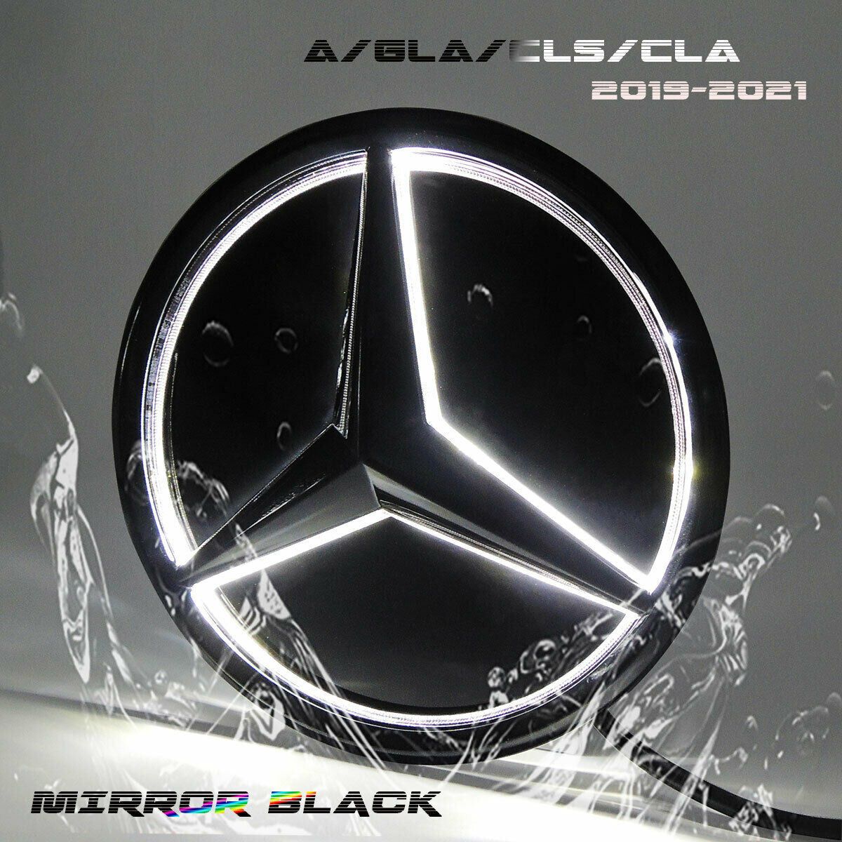 Car Led Star Logo Grille Badge Light For Mercedes Benz C/A/GLA/CLS/CLA 2019-2021
