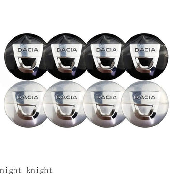 4PCS 56mm Dacia Car Wheel Center Hub Cap Sticker Auto Tire Emblem Badge Decal