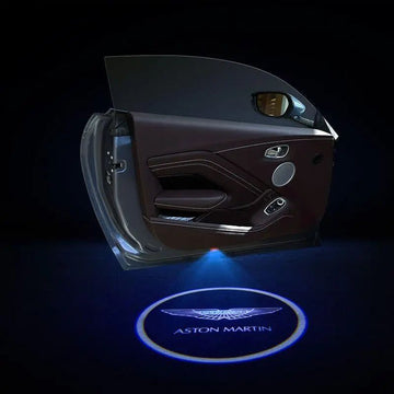 2pcs LED Car Door Courtesy Projector Laser Ghost Shadow Light For Aston Martin Logo