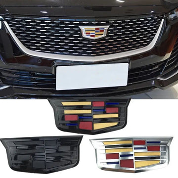 Cadillac Front Grille Emblem Tailgate Trunk Badge Sticker for XTS XT5 XT6  ATSL SRX BLS CT4 CT5 CT6
