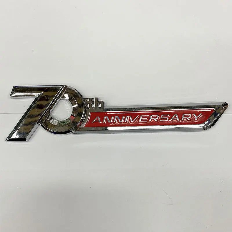 1 pic Side Emblem 70th Anniversary 3D Emblem Trunk Badge Sticker For Toyota Land Cruiser