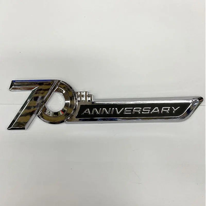 1 pic Side Emblem 70th Anniversary 3D Emblem Trunk Badge Sticker For Toyota Land Cruiser