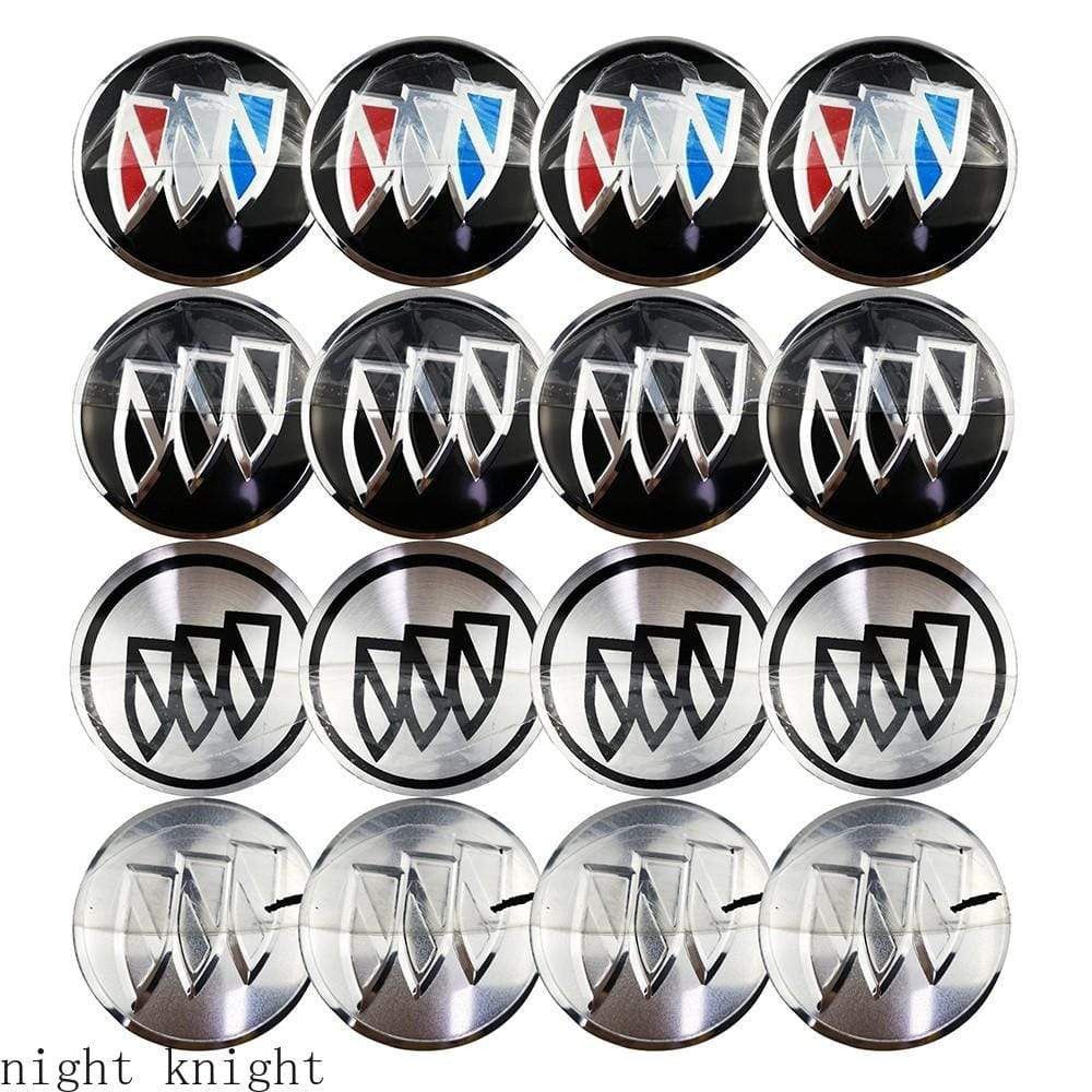4PCS 56mm Buick Car Wheel Center Hub Cap Sticker Auto Tire Emblem Badge Decal