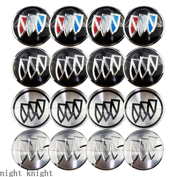 4PCS 56mm Buick Car Wheel Center Hub Cap Sticker Auto Tire Emblem Badge Decal