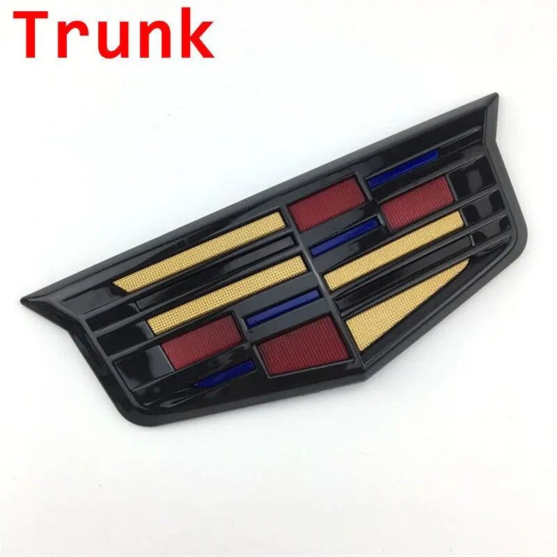 Cadillac Front Grille Emblem Tailgate Trunk Badge Sticker for XTS XT5 XT6  ATSL SRX BLS CT4 CT5 CT6