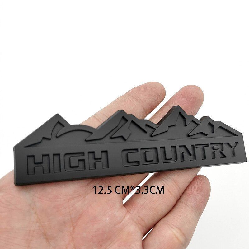 3D HIGH COUNTRY Car Sticker Emblem Badge Decal Front Grille for Jeep Chevy