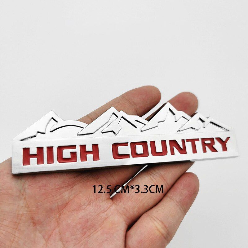 3D HIGH COUNTRY Car Sticker Emblem Badge Decal Front Grille for Jeep Chevy