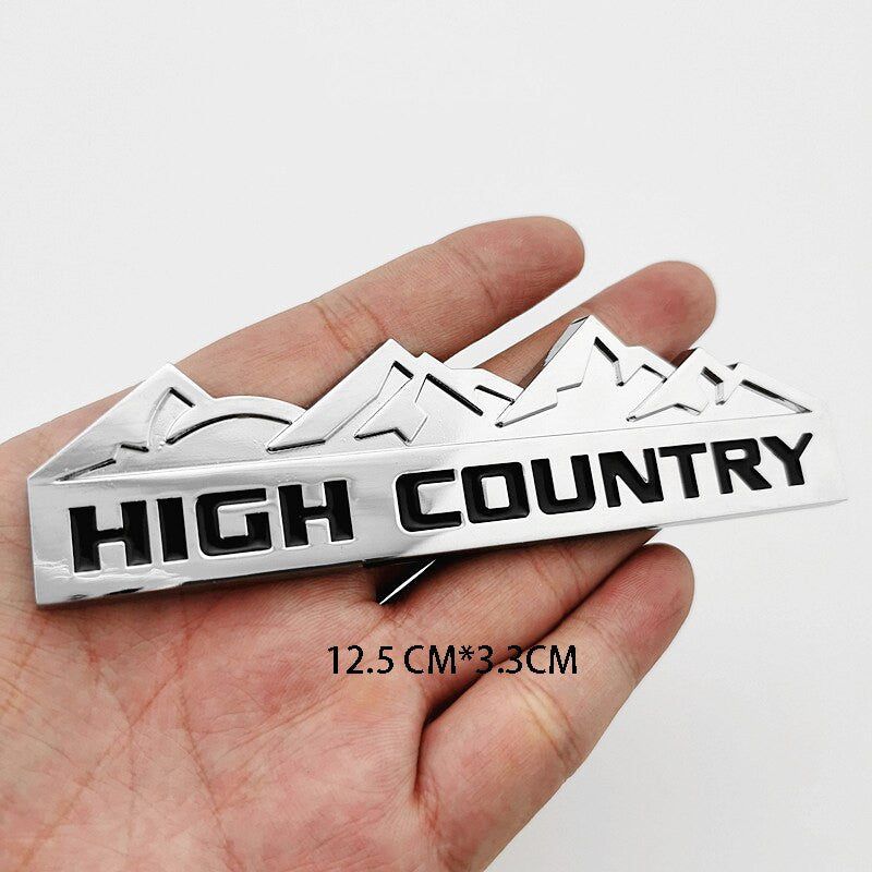 3D HIGH COUNTRY Car Sticker Emblem Badge Decal Front Grille for Jeep Chevy