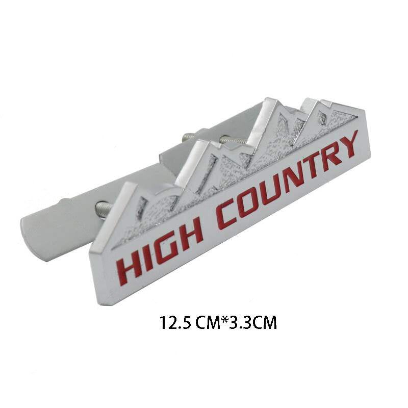 3D HIGH COUNTRY Car Sticker Emblem Badge Decal Front Grille for Jeep Chevy