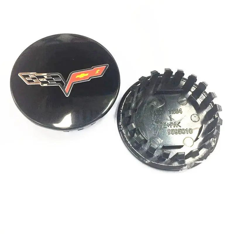 4Pcs/set 68mm SS ABS Carbon Fiber Car Wheel Center Covers For Chevrolet CAMARO Corvette
