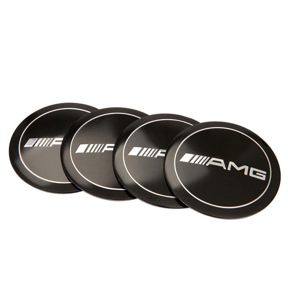 56mm 4PCS Mercedes Benz AMG Apple Tree Brabus Lorinser Car Wheel Center Hub Cap Sticker Emblem Badge Decal