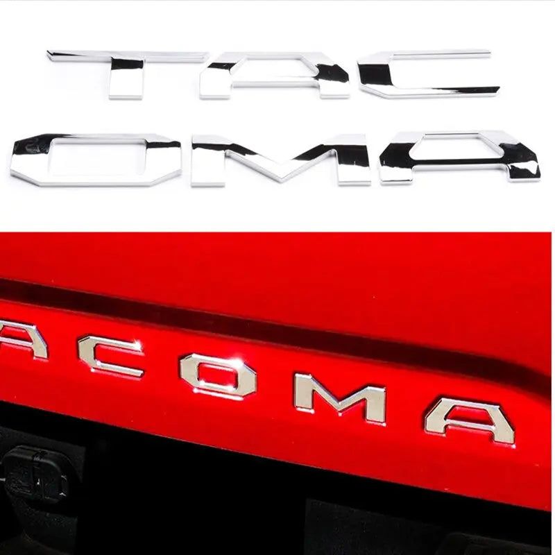 For Toyota Tacoma 2016-2020 Tailgate 3D Letter Cover Emblem Badge