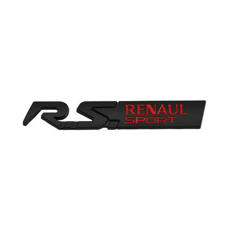 Metal GT Renaul Sport Badge rear Emblem tail sticker For Peugeot Kia