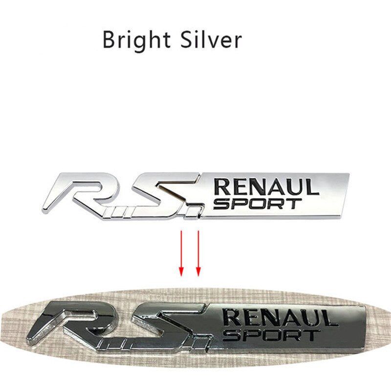 Metal GT Renaul Sport Badge rear Emblem tail sticker For Peugeot Kia