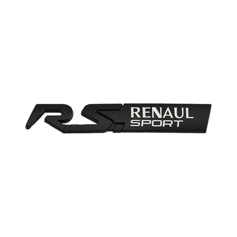 Metal GT Renaul Sport Badge rear Emblem tail sticker For Peugeot Kia