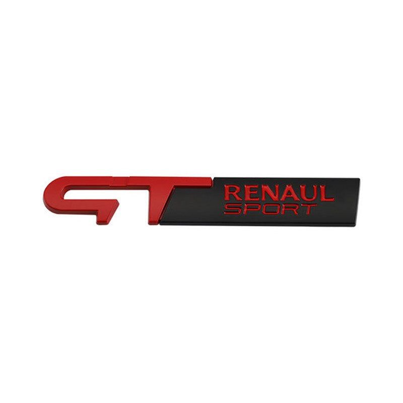 Metal GT Renaul Sport Badge rear Emblem tail sticker For Peugeot Kia