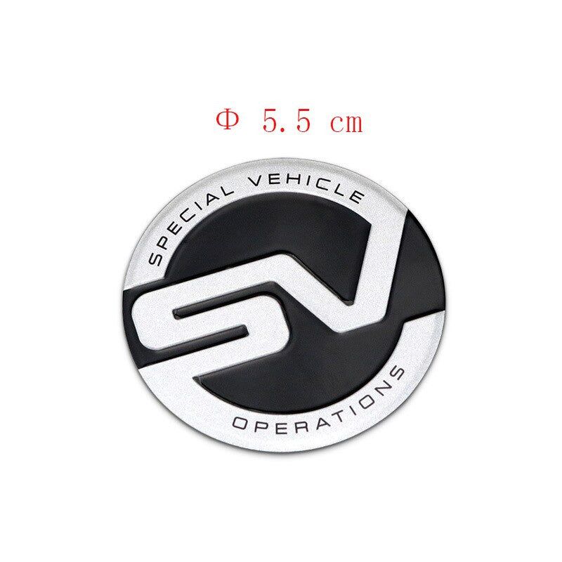 For Land Rover SVR Front Grill Emblem Car logo Badge Stickers 3D Metal Sport Discovery Defender